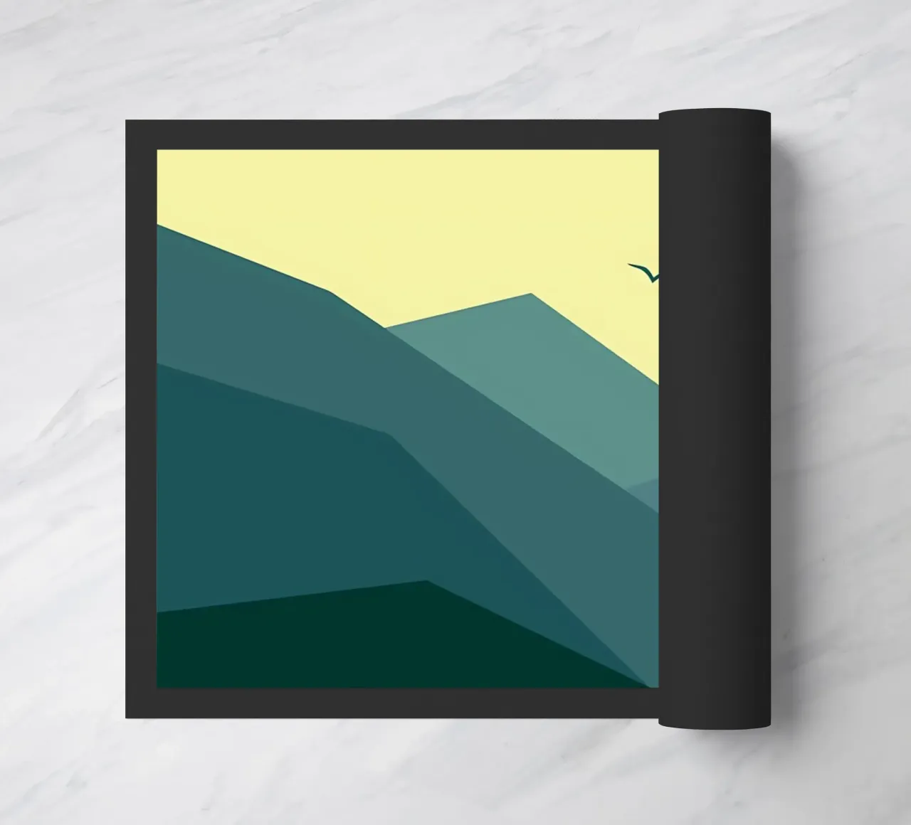 Forest In The Afternoon doormat by Bartosz Powalka