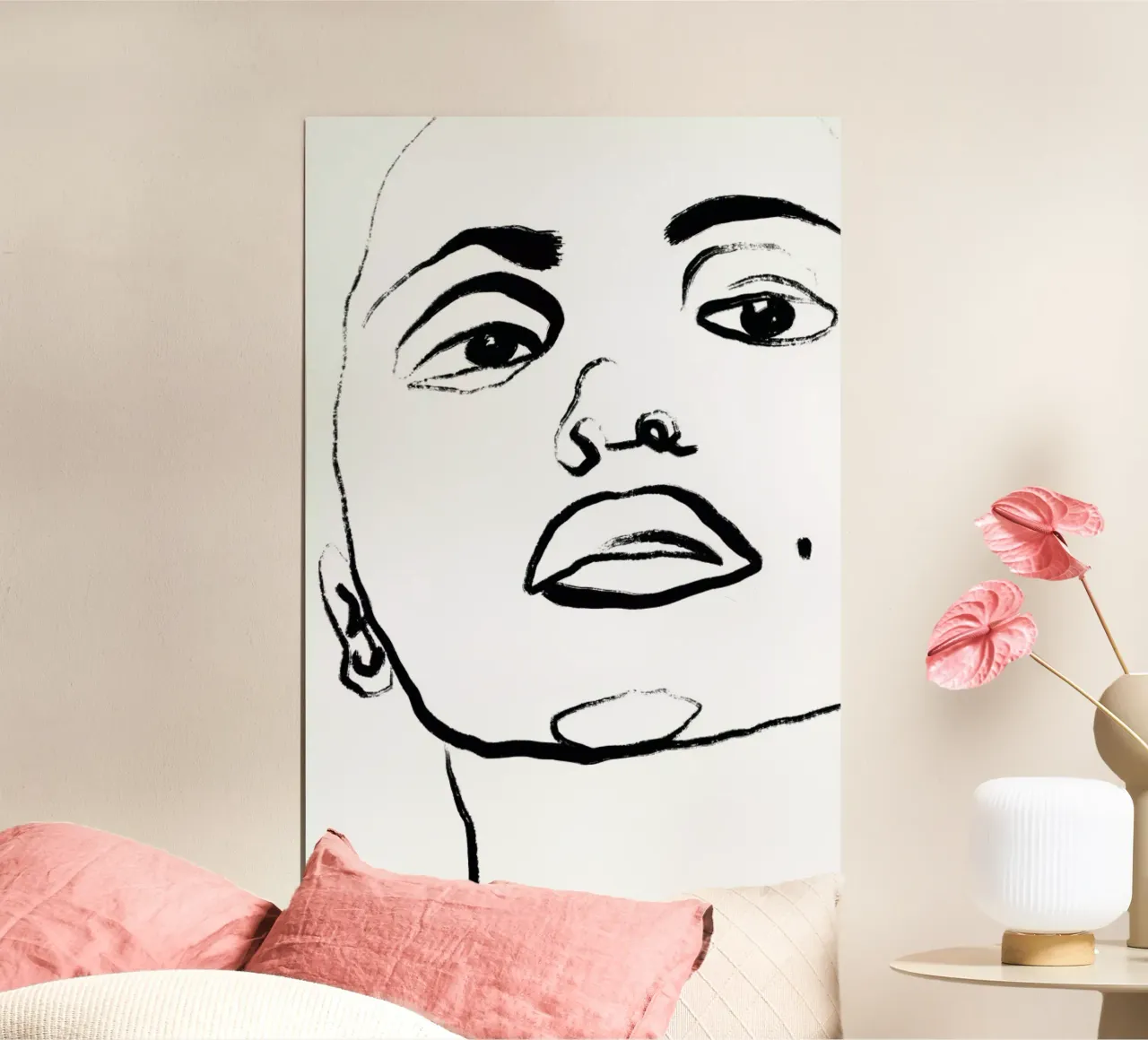 See Me poster con telaio in plastica da Graphite
