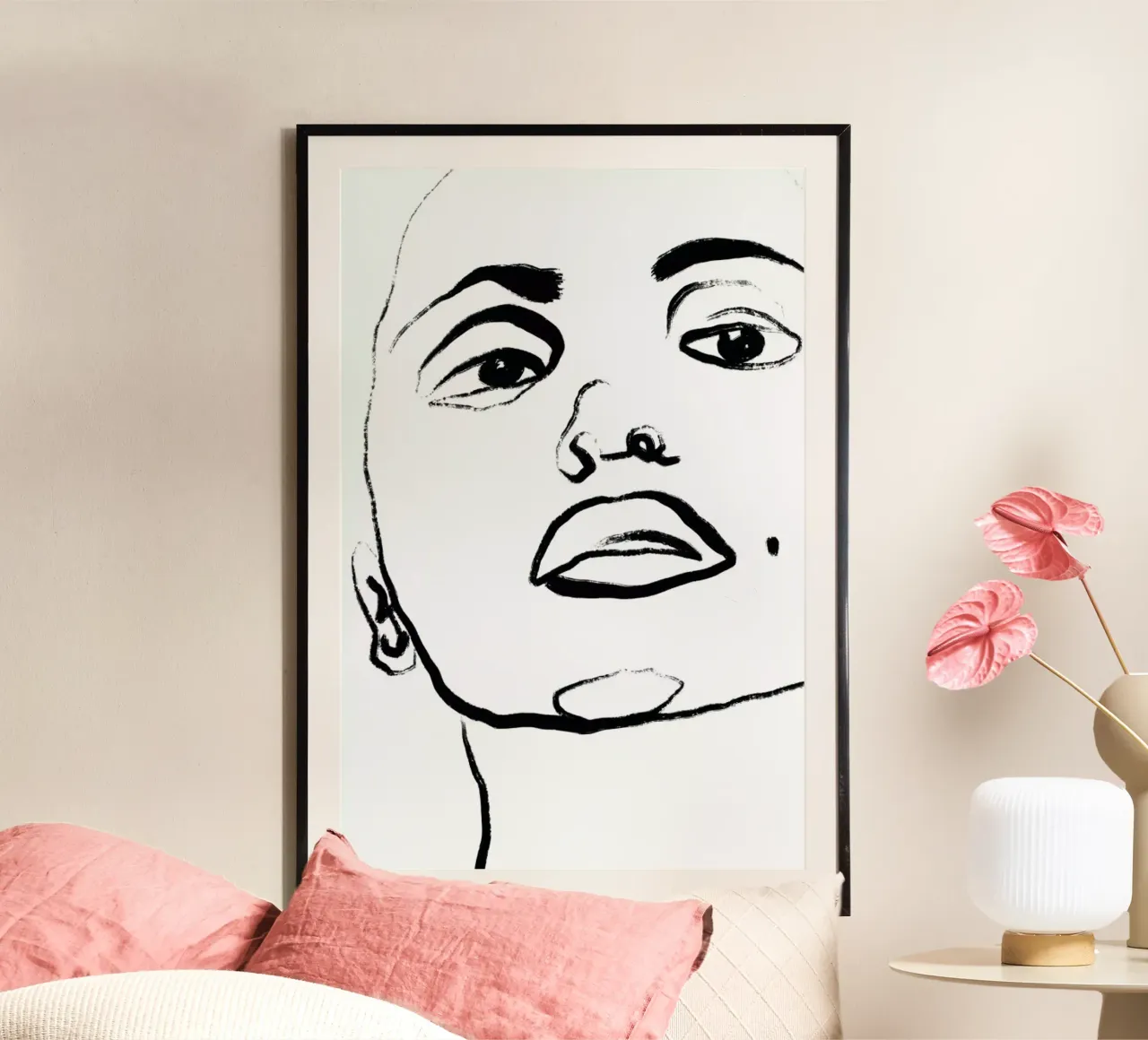 See Me poster con telaio in plastica da Graphite