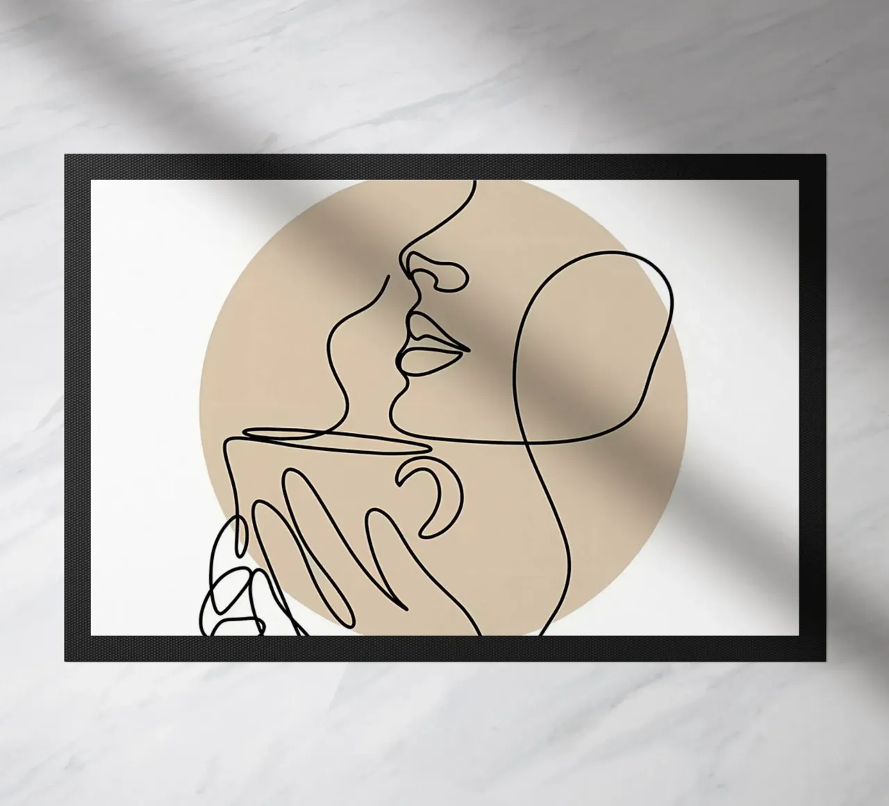 Linea d'arte del caffè zerbino da Aiden Garcia