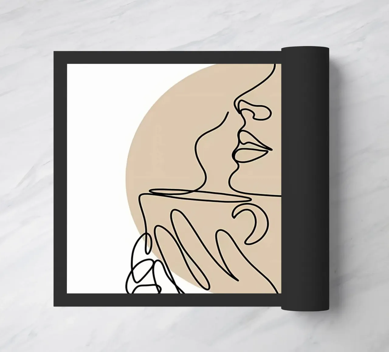 Linea d'arte del caffè zerbino da Aiden Garcia