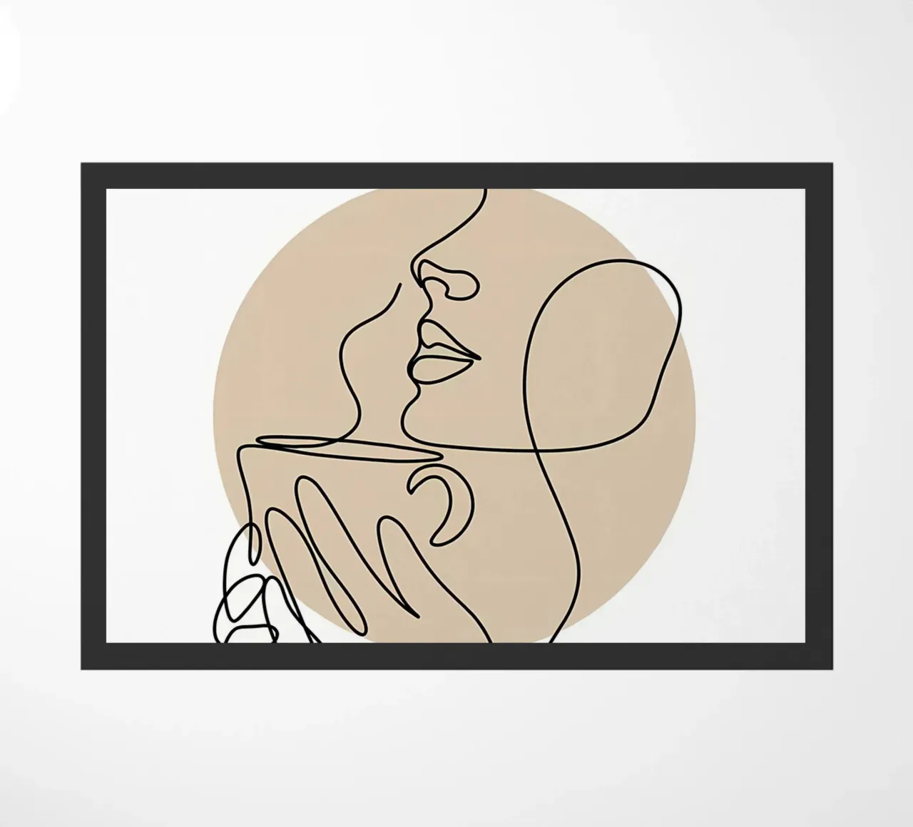 Linea d'arte del caffè zerbino da Aiden Garcia