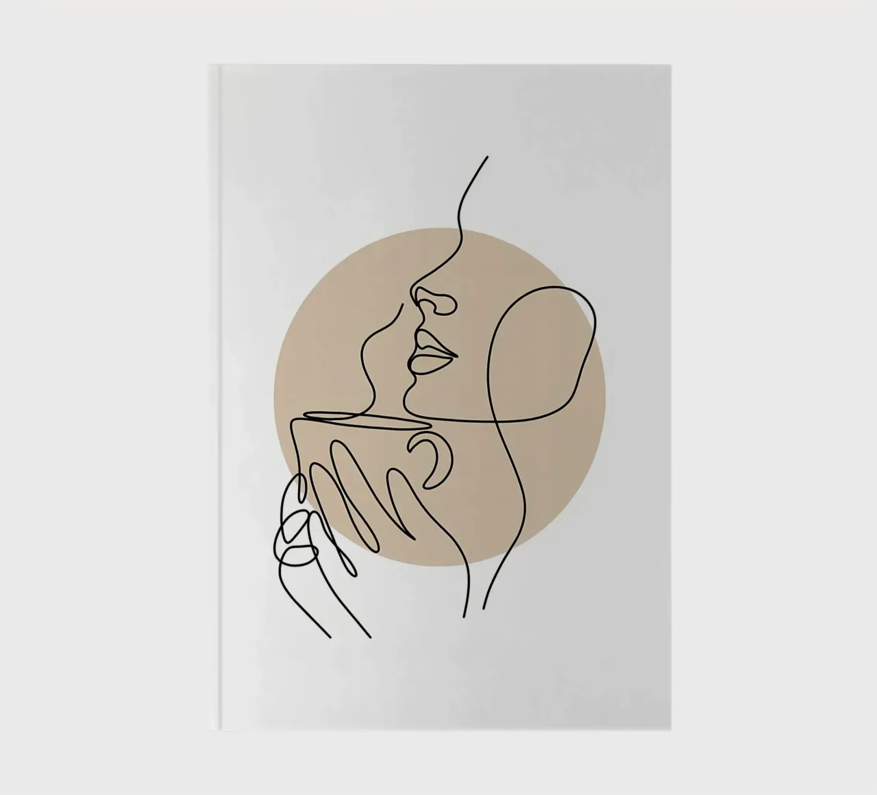 Coffee line art notebook by Aiden Garcia