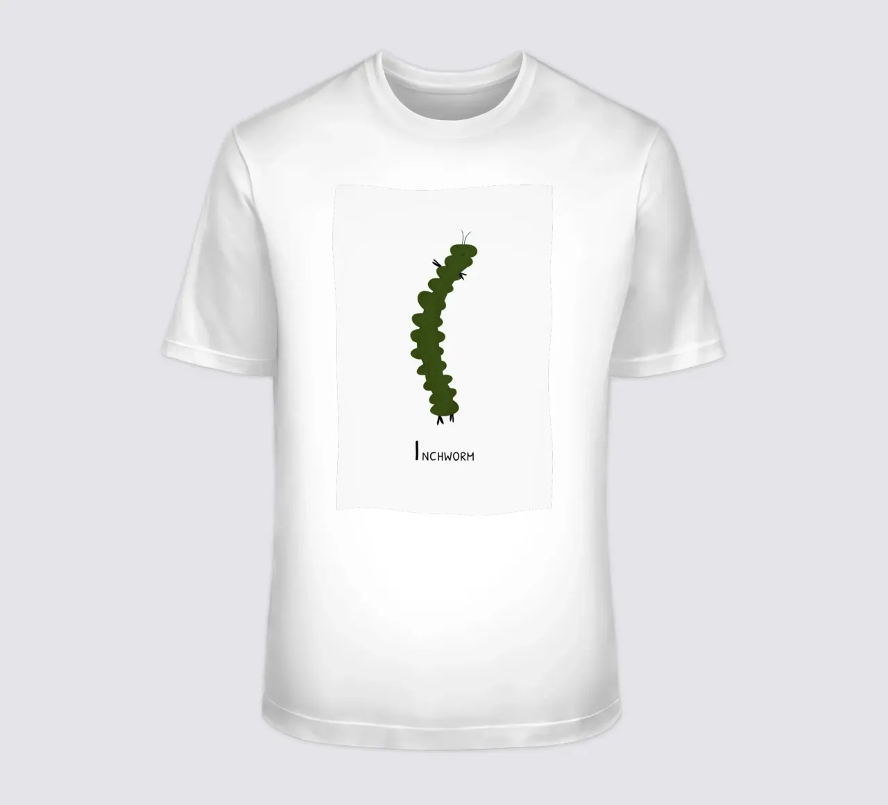 I for Inchworm t-shirt da Little Flourishes