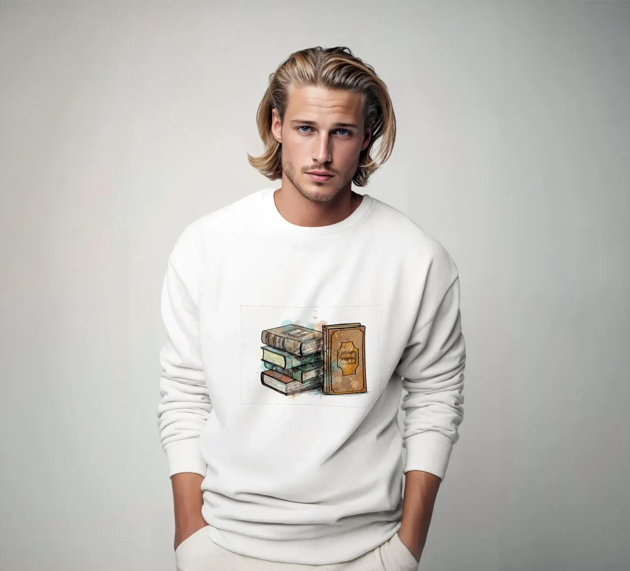 Stack of multi colored sweatshirt by Aiden Garcia