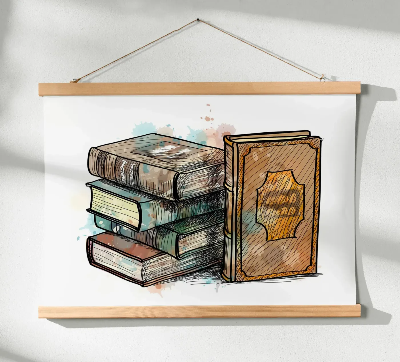 Stack of multi colored poster by Aiden Garcia