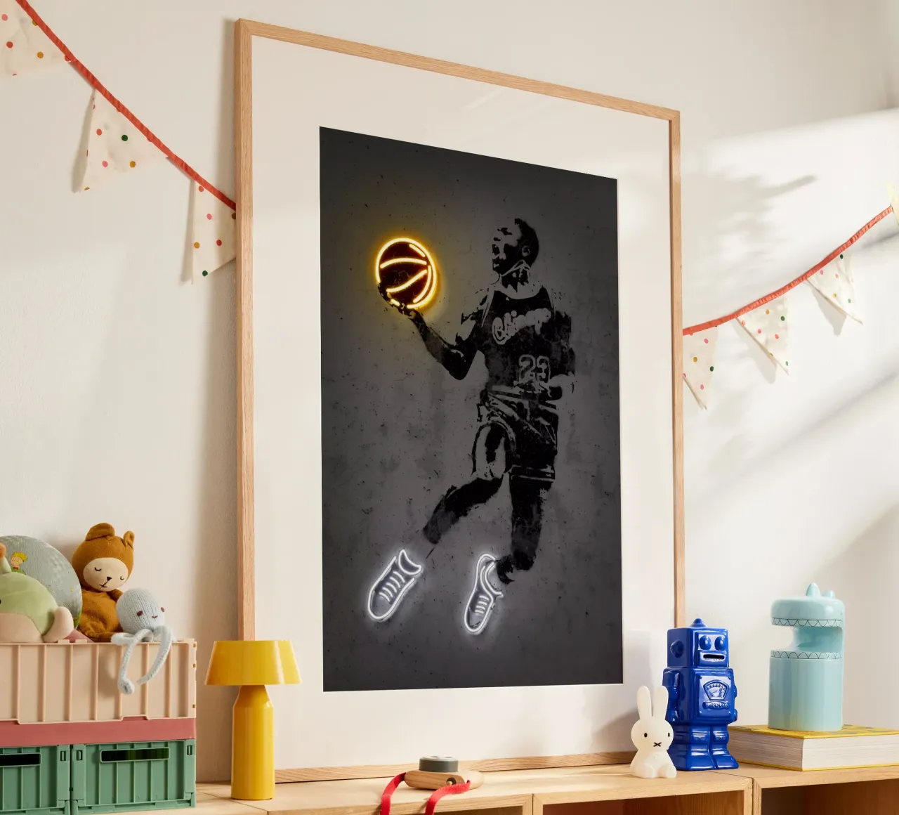 23 Legend poster con telaio in alluminio da Octavian