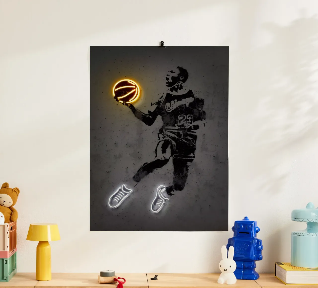 23 Legend poster con telaio in alluminio da Octavian