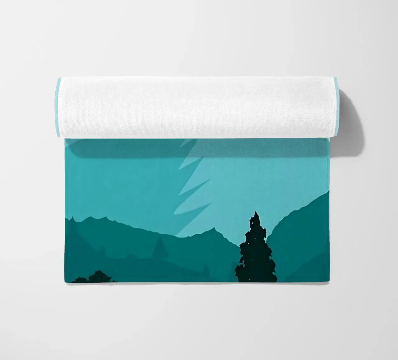 flat beautyfull nature beach towel by Bartosz Powalka