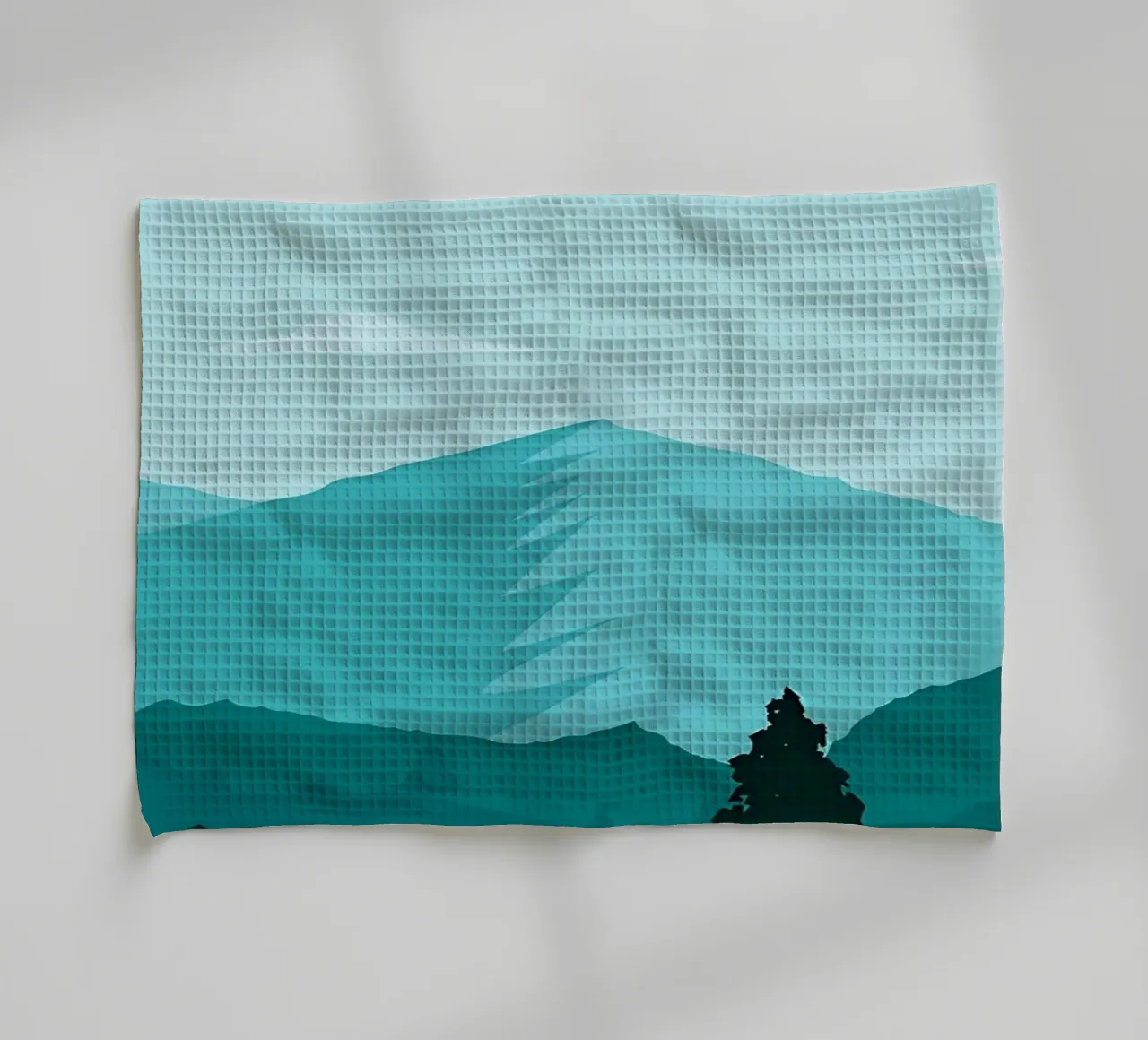 flat beautyfull nature tea towel by Bartosz Powalka