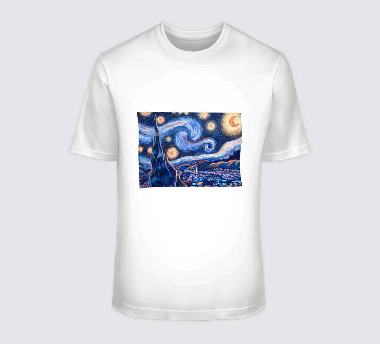 Stato d'animo della notte stellata t-shirt da Adrian Patel
