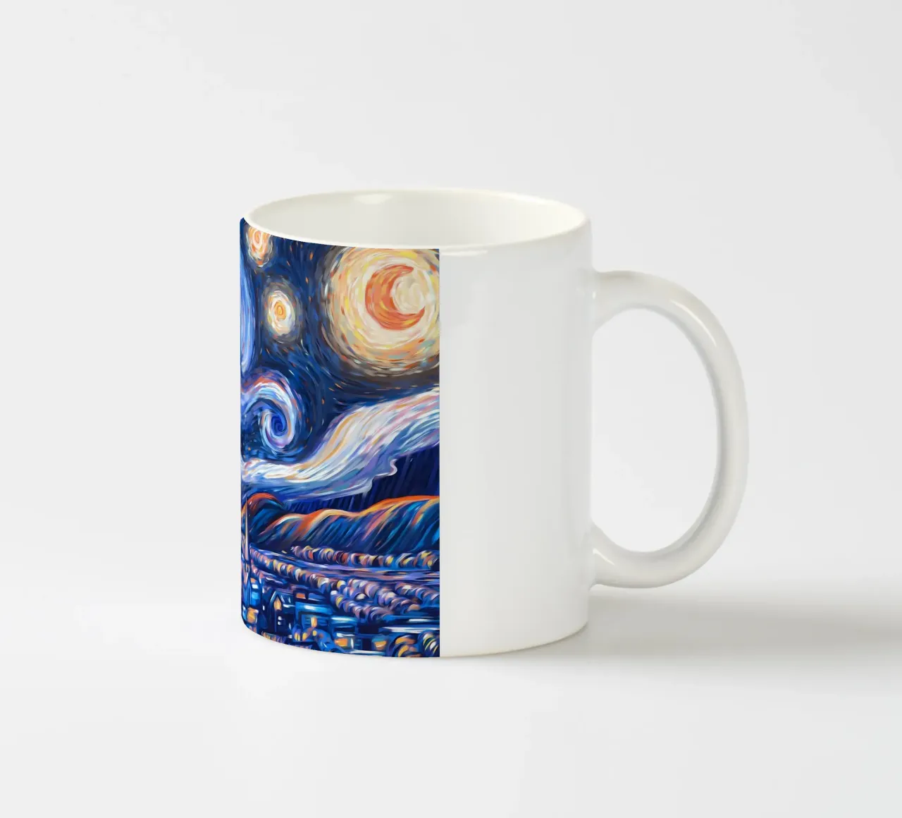 Stato d'animo della notte stellata tazza in ceramica da Adrian Patel