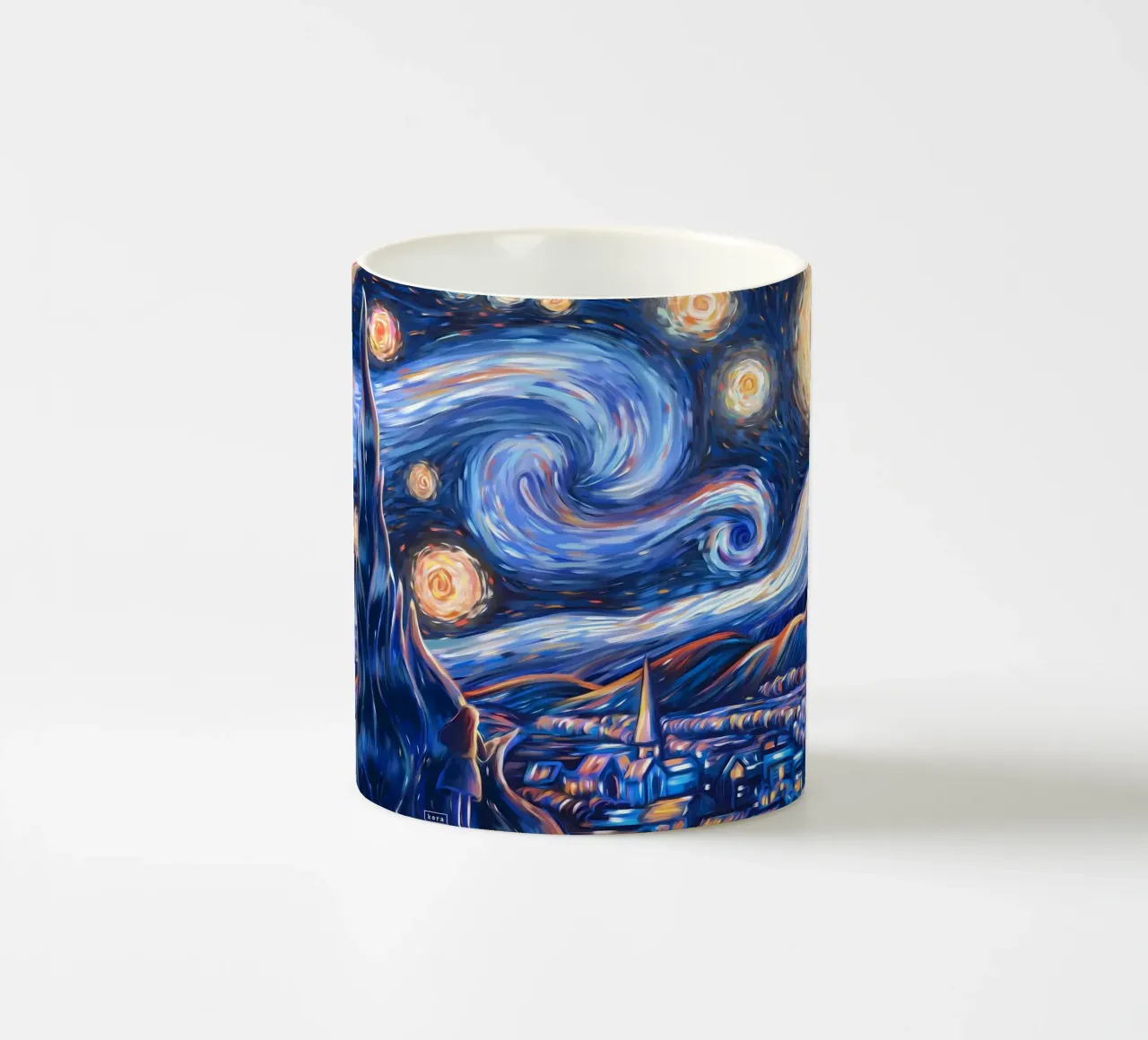 Stato d'animo della notte stellata tazza in ceramica da Adrian Patel
