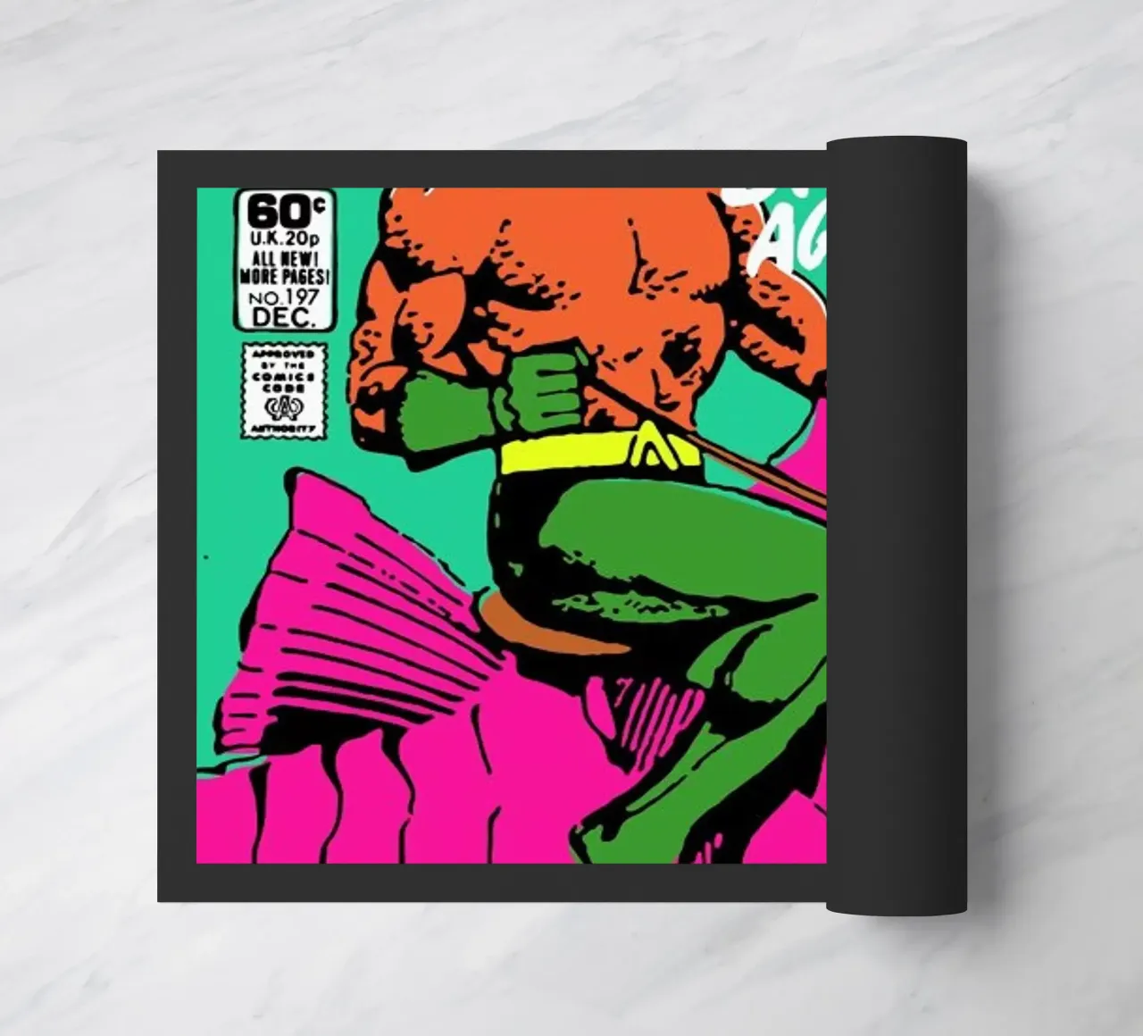 Aqua idol doormat by Butcher Billy