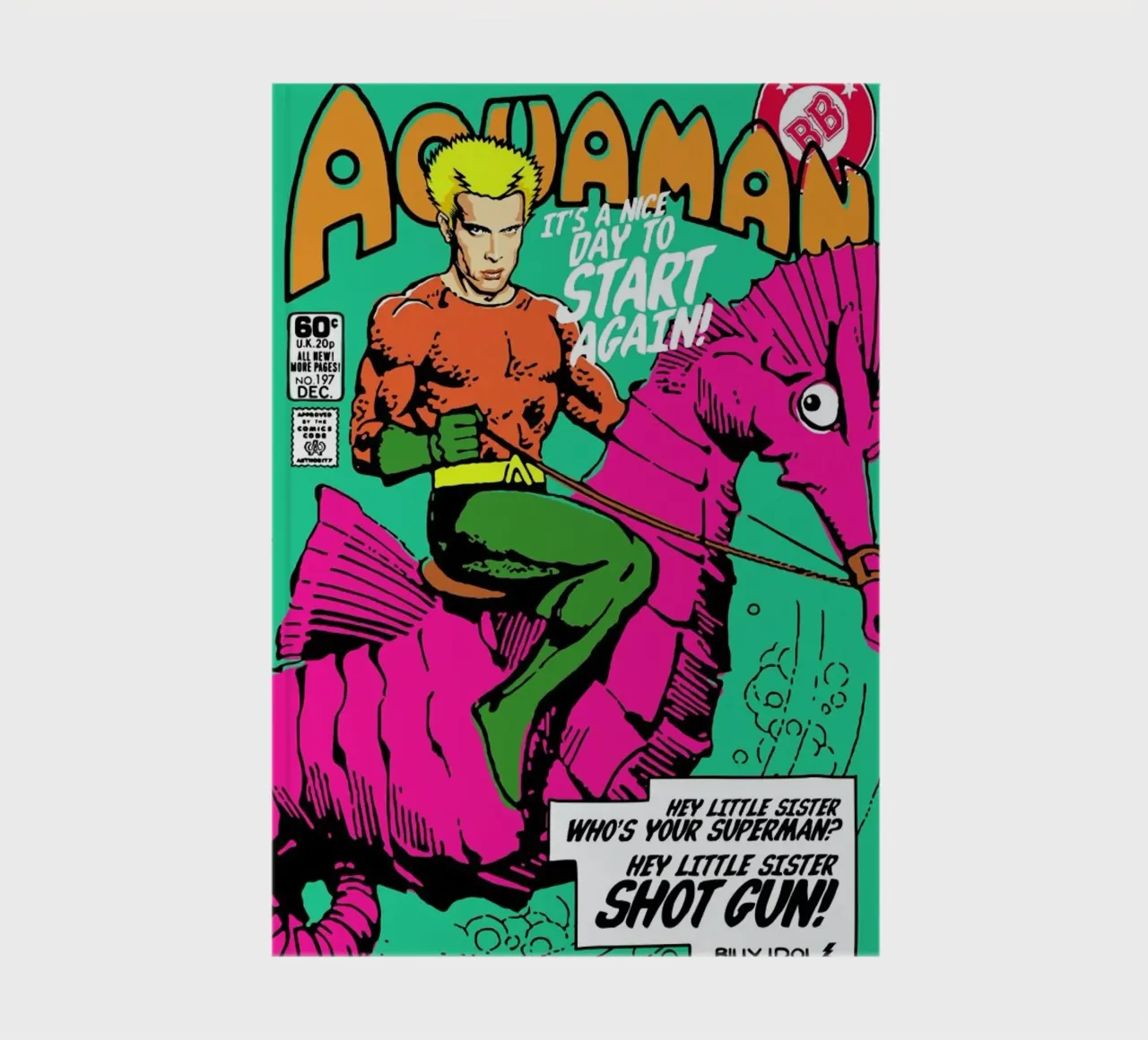 Aqua idol notebook by Butcher Billy