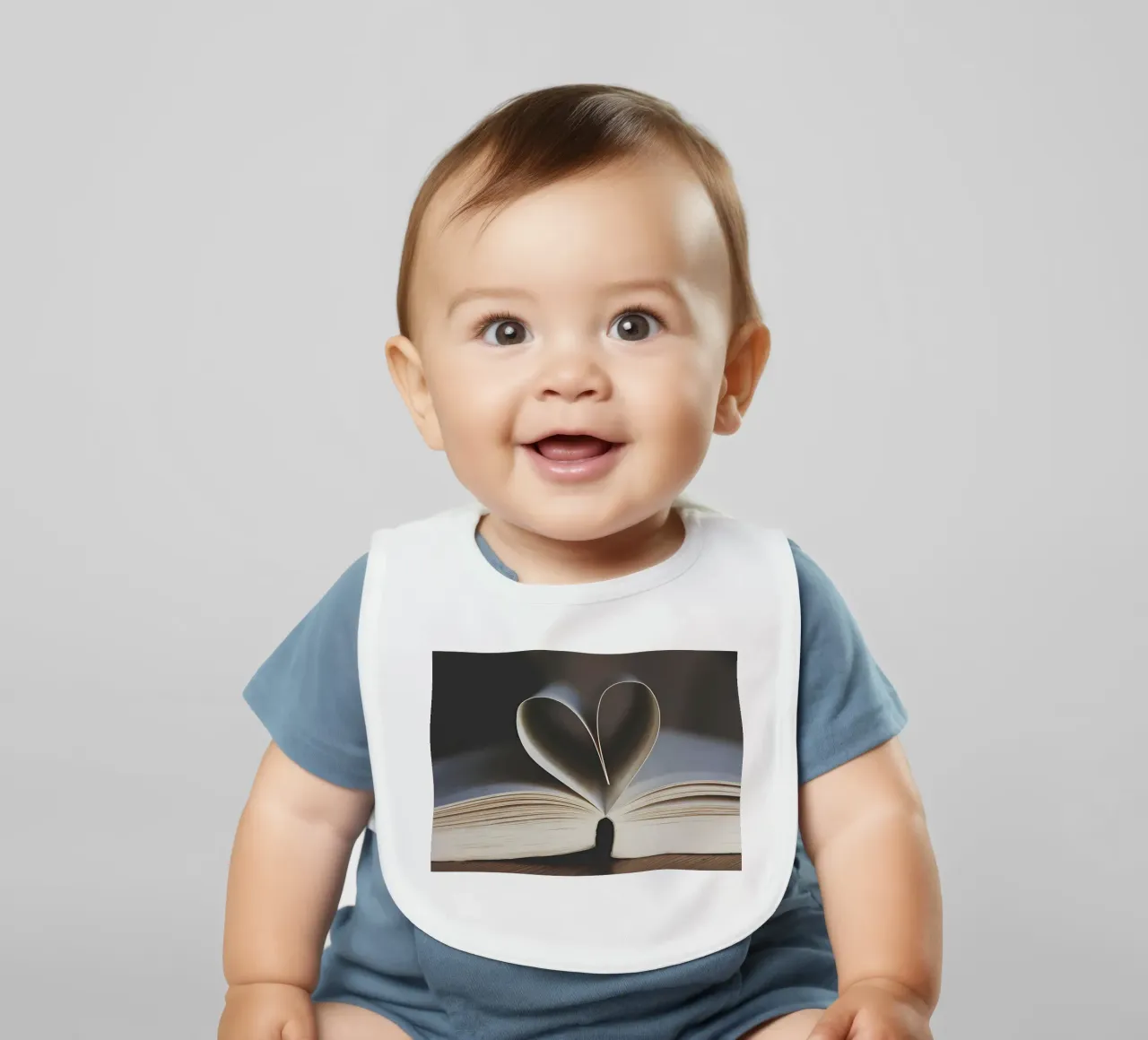 Libro aperto bavaglino da Aiden Garcia