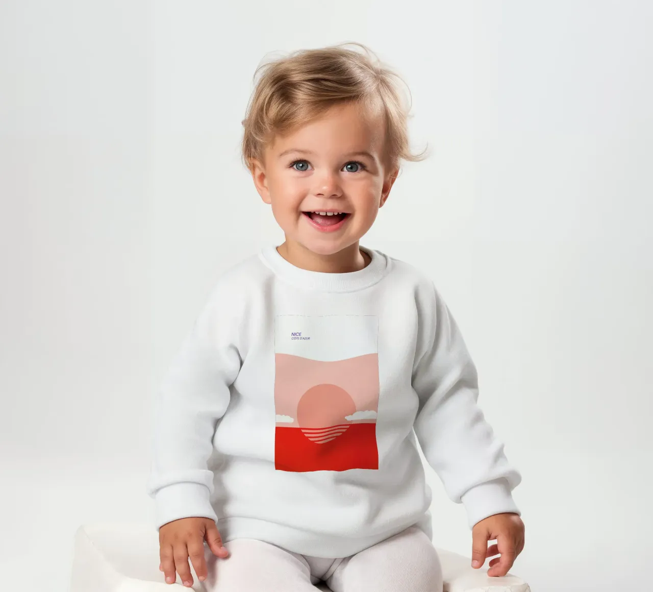 Nice felpa neonato da The Cartography Collection