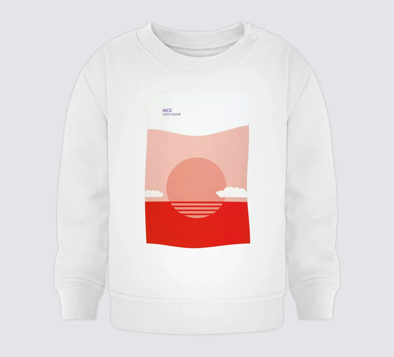 Nice felpa neonato da The Cartography Collection