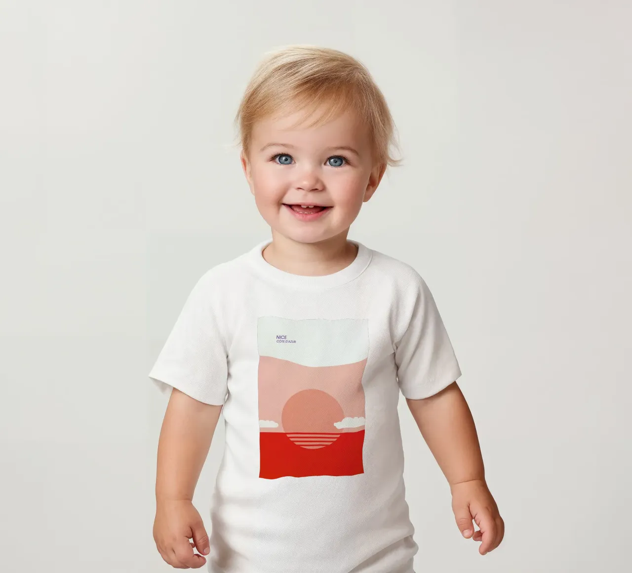 Nice maglietta neonato da The Cartography Collection