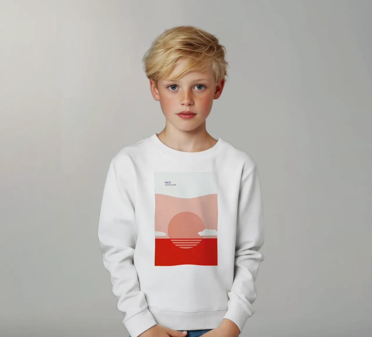 Nice felpa bambino da The Cartography Collection