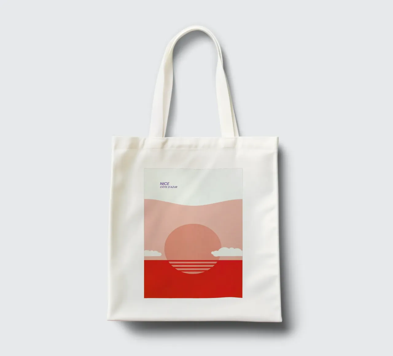 Nice borsa in juta da The Cartography Collection