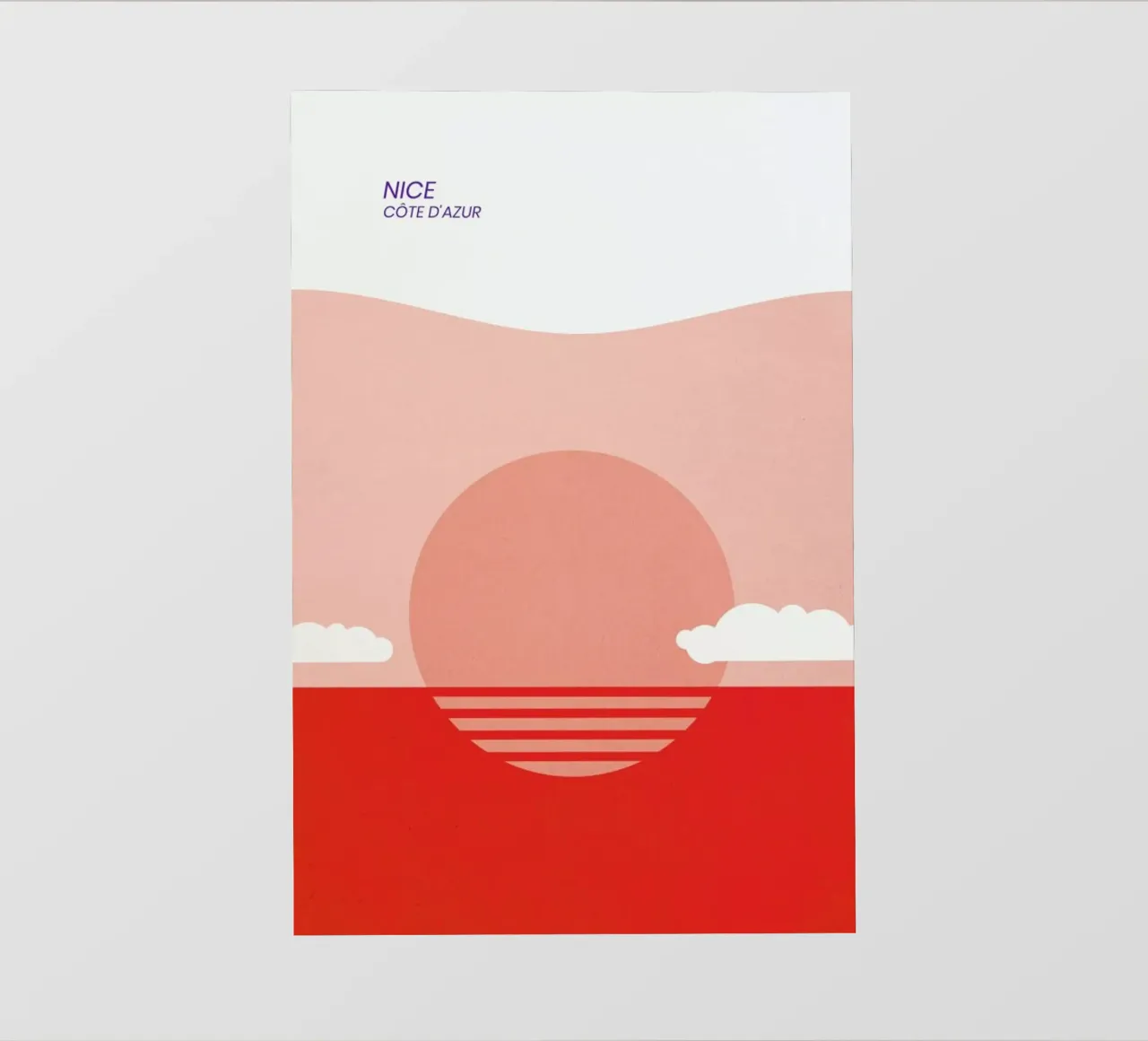 Nice pellicola backlit da The Cartography Collection