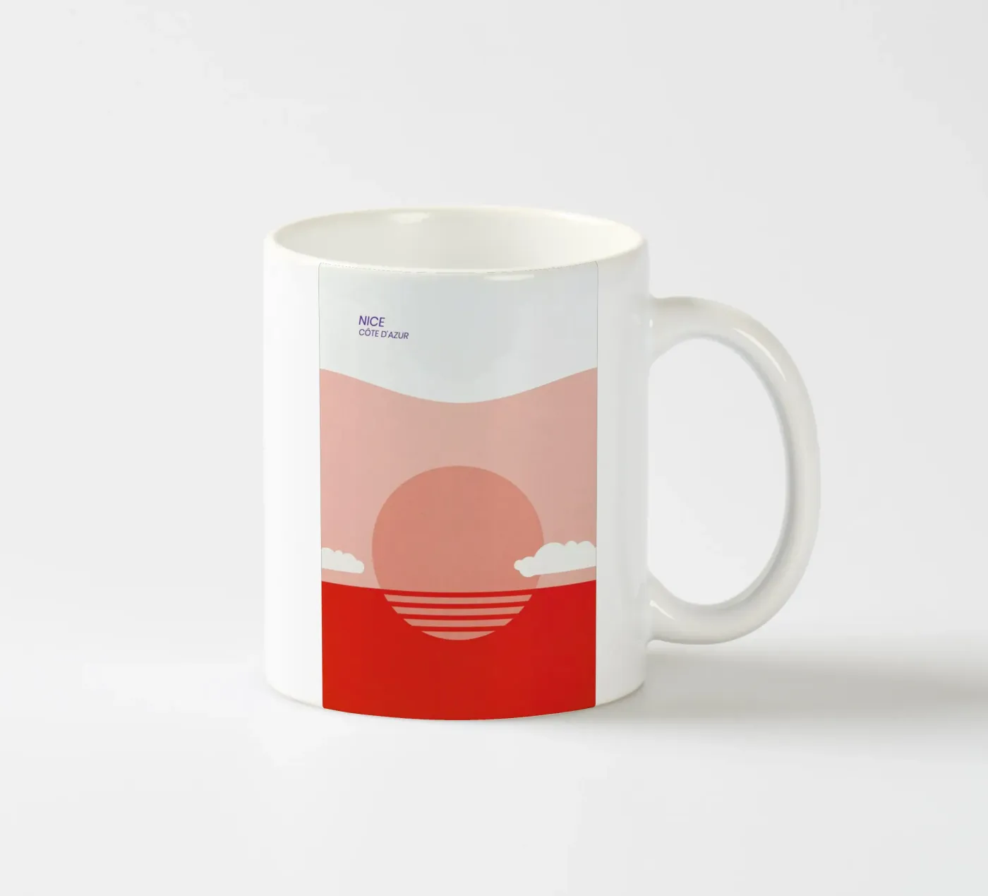 Nice tazza in ceramica da The Cartography Collection