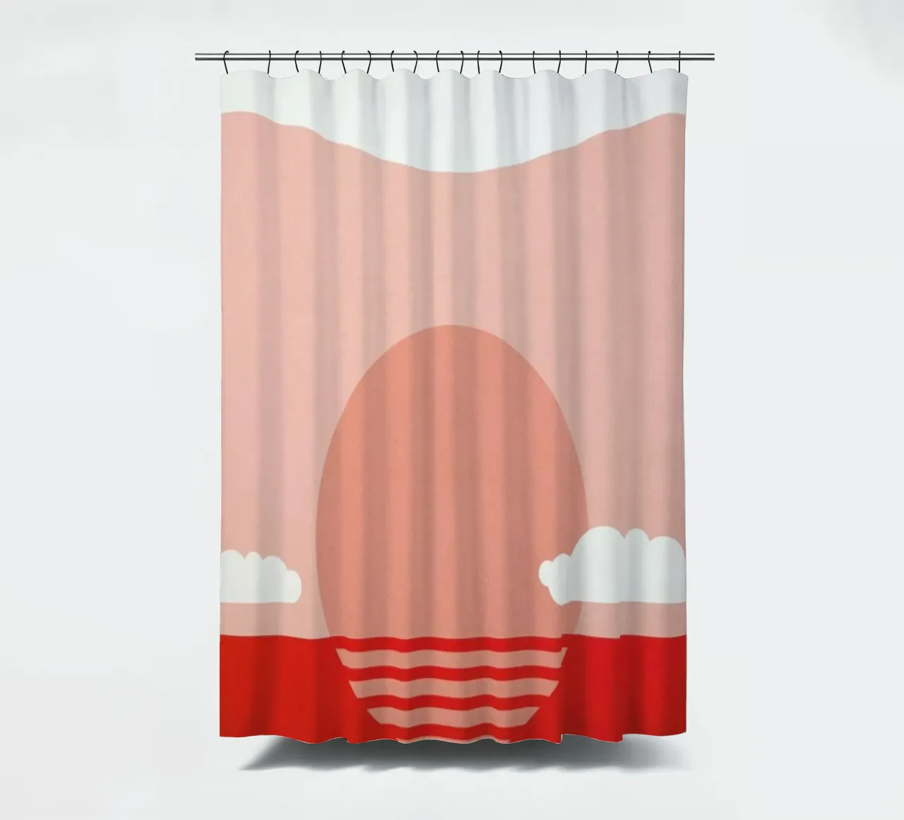 Nice shower curtain by The Cartography Collection