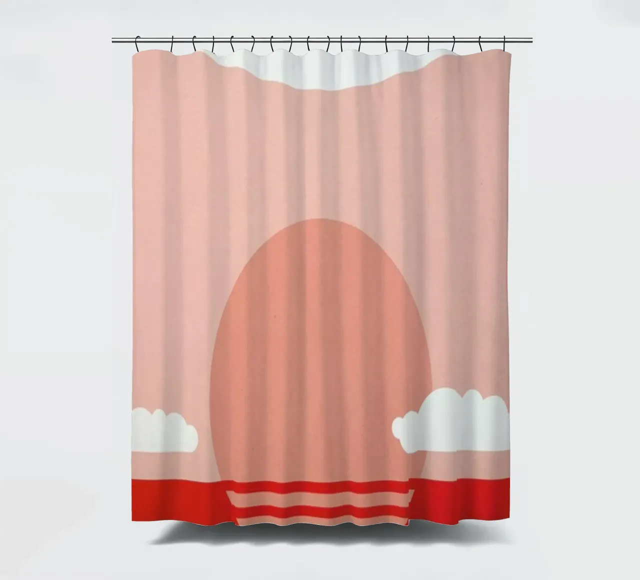 Nice shower curtain by The Cartography Collection