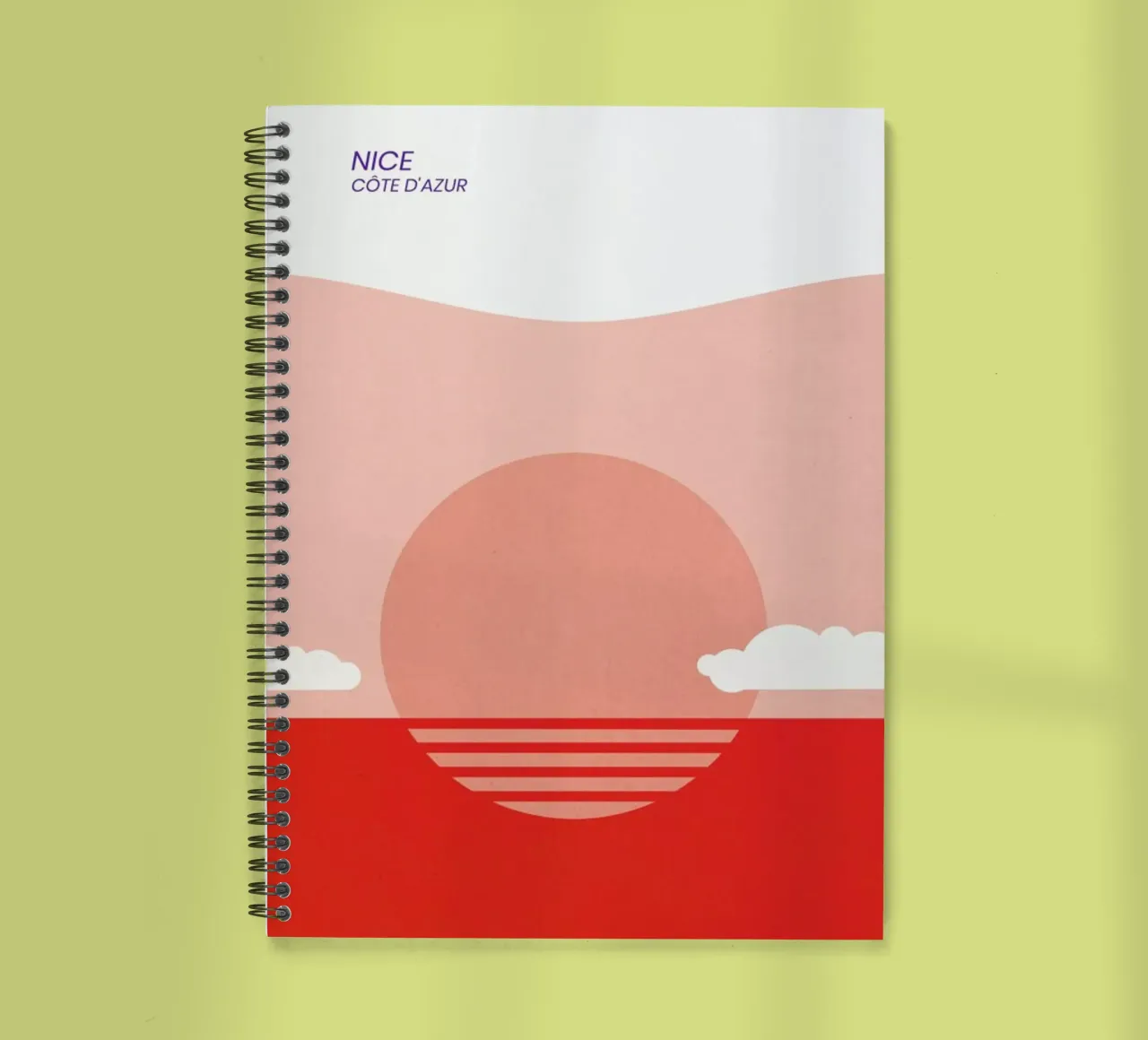 Nice spiral notebook by The Cartography Collection