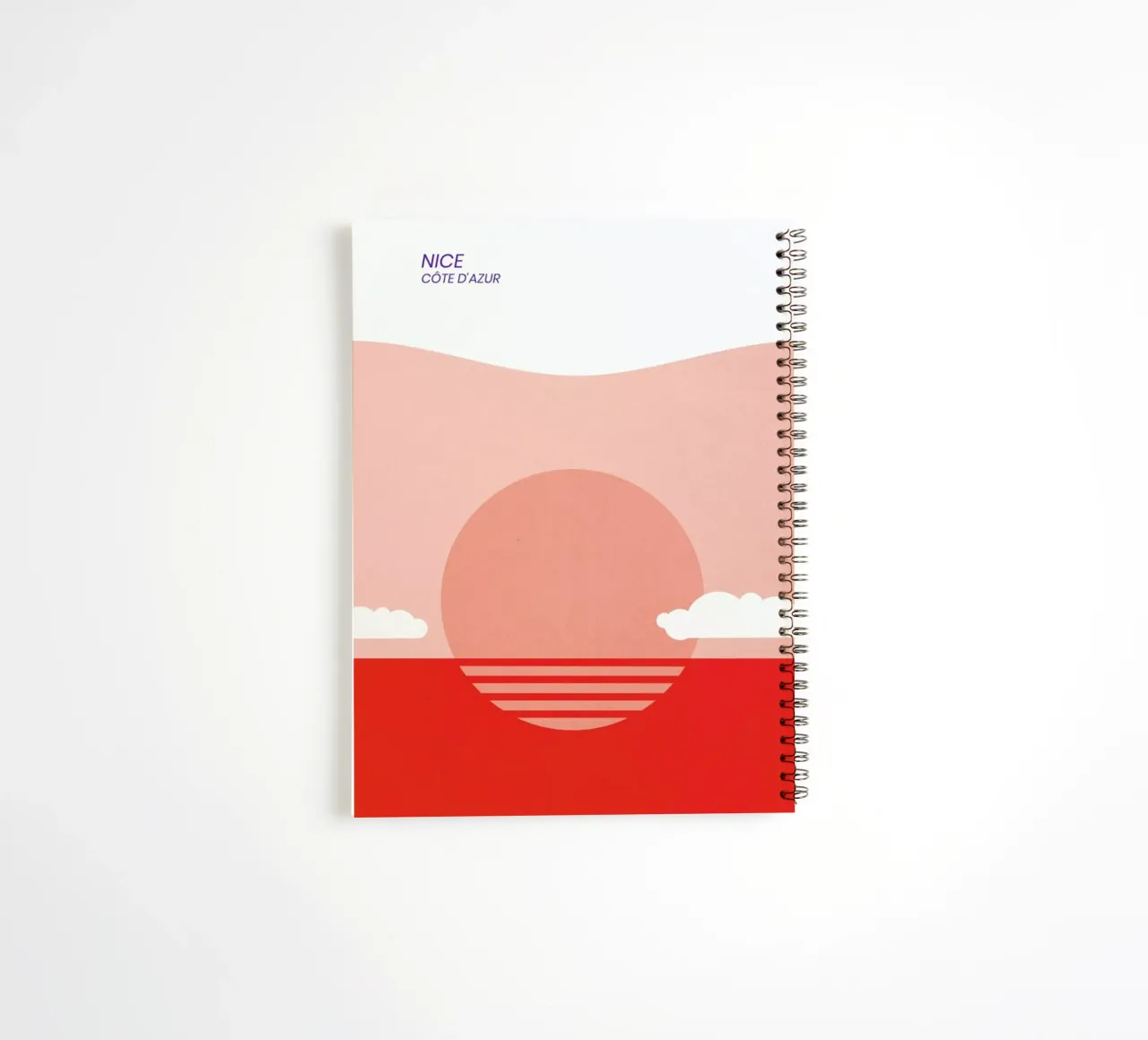 Nice spiral notebook by The Cartography Collection