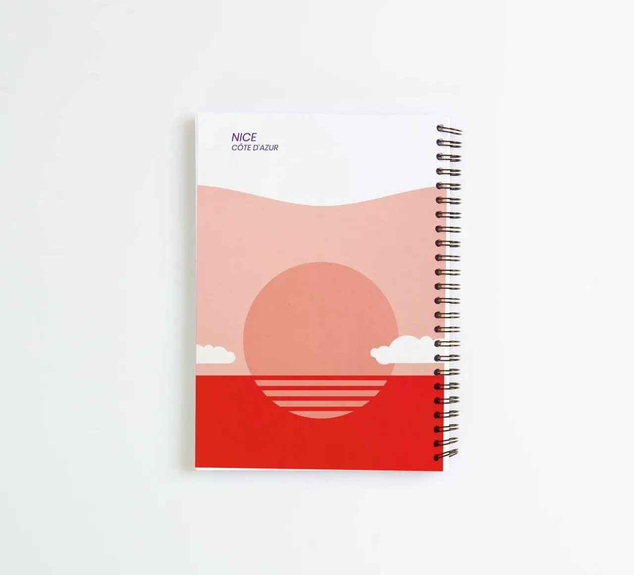 Nice spiral notebook by The Cartography Collection