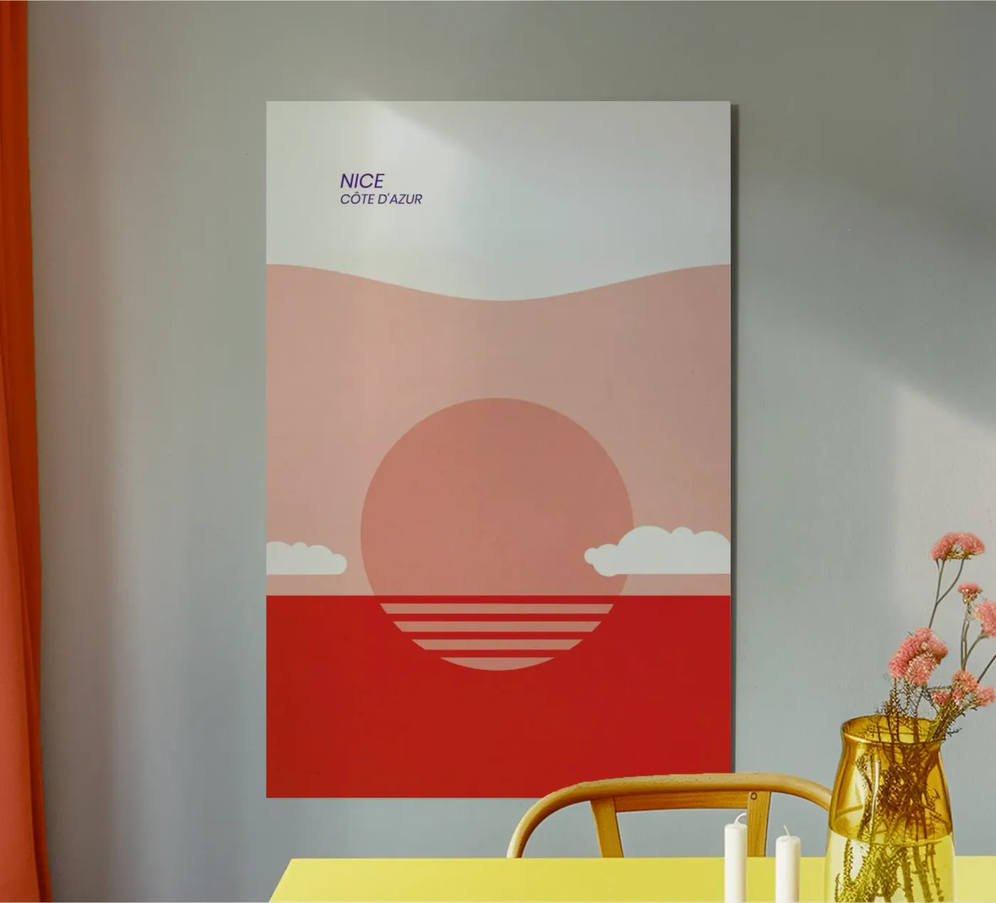 Nice pannello forex da The Cartography Collection