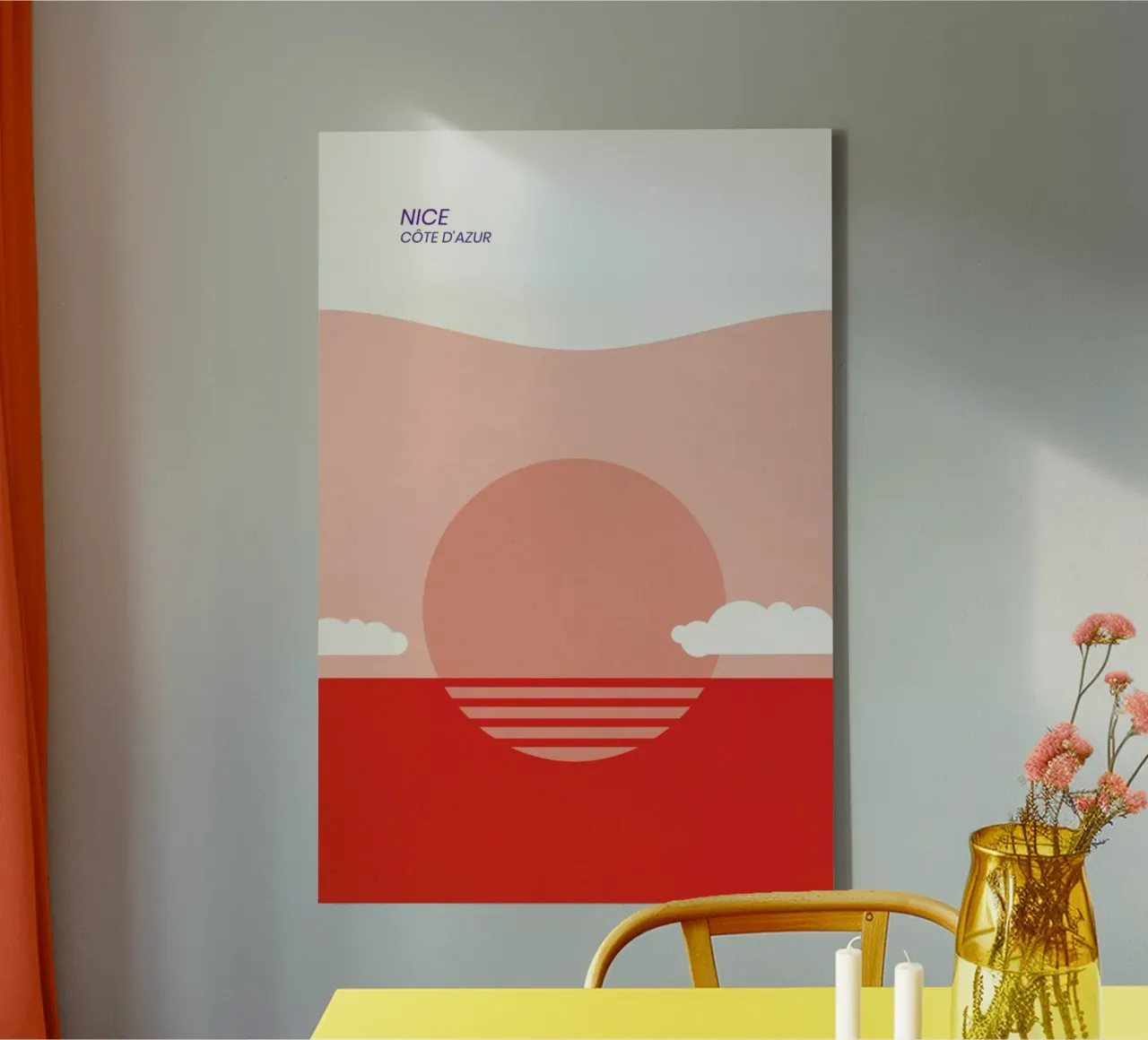 Nice tela da The Cartography Collection