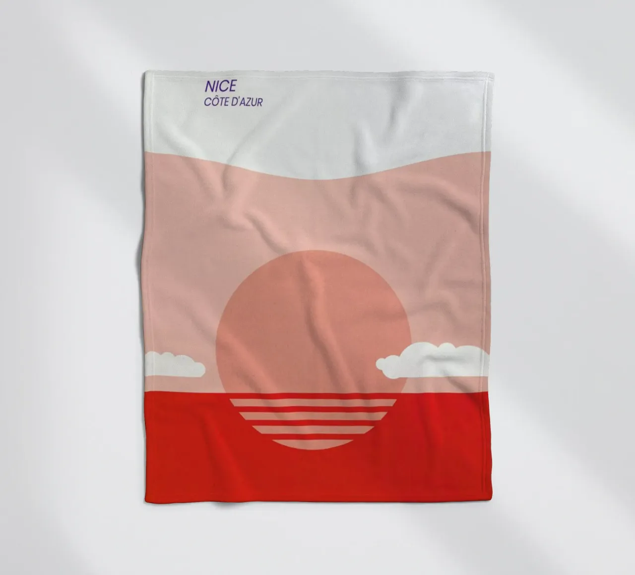 Nice Fleecedecke von The Cartography Collection