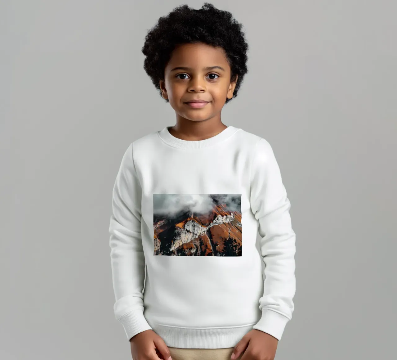 Natural environment view kids sweatshirt by Matthew Katz