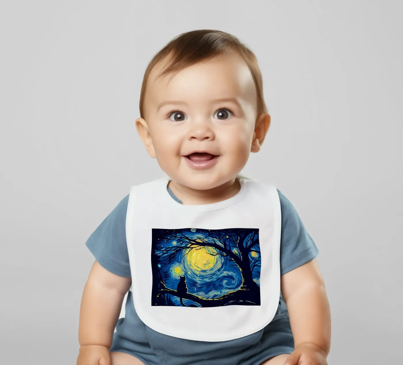 Cat Vangogh bavaglino da Adrian Patel