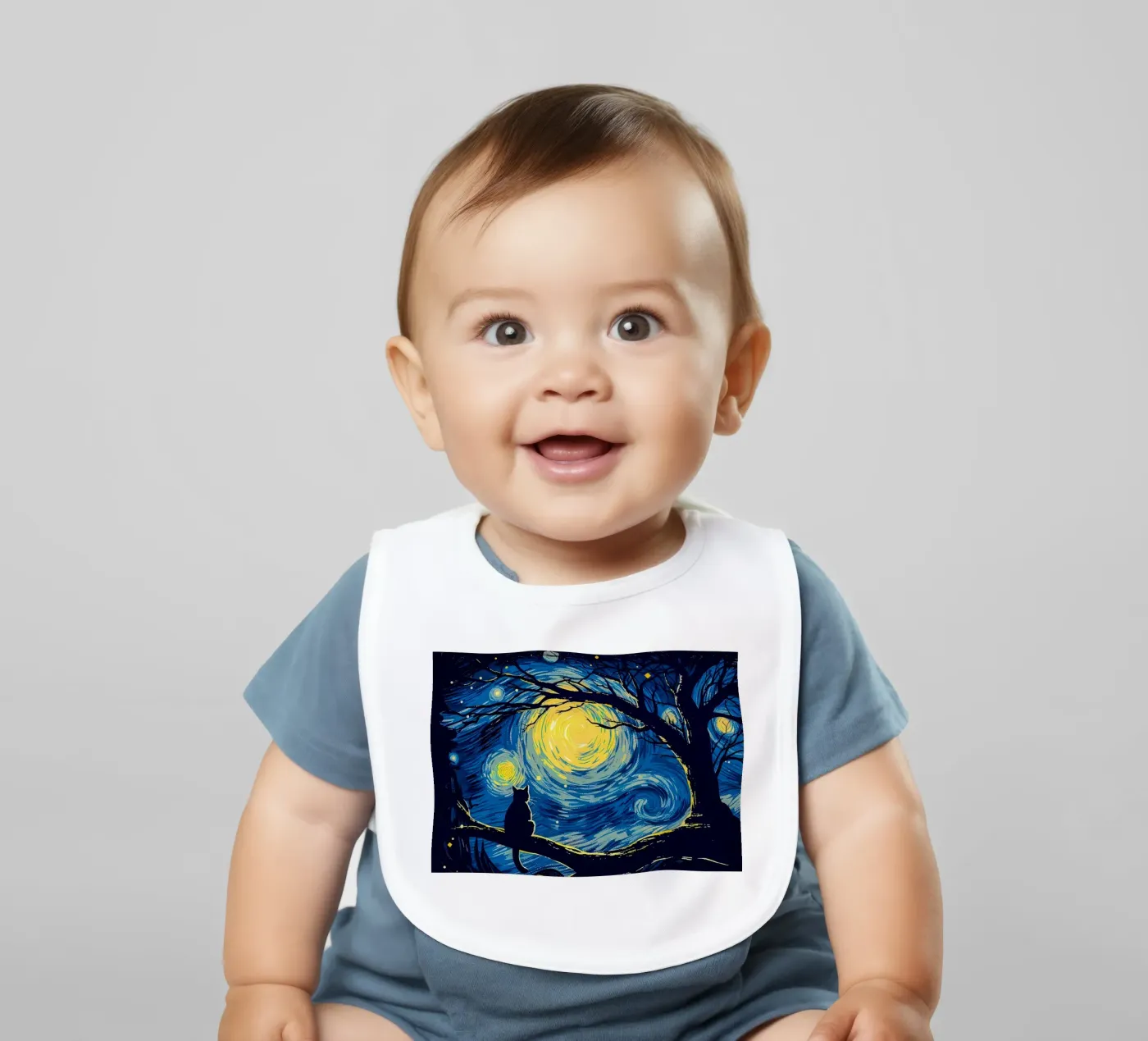 Cat Vangogh bavaglino da Adrian Patel