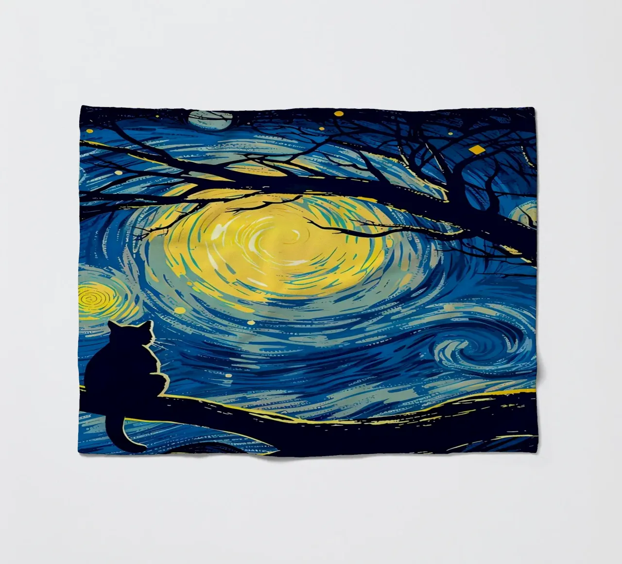 Cat Vangogh coperta in pile da Adrian Patel