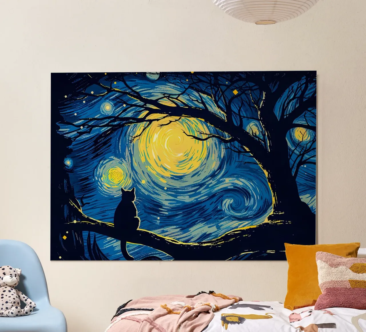 Cat Vangogh poster da Adrian Patel