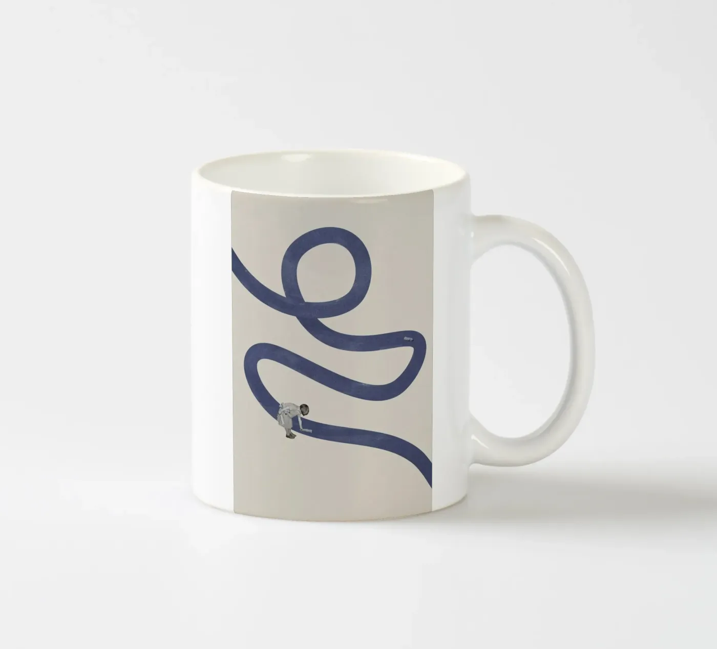 River Cleanse ceramic mug by Maarten Léon