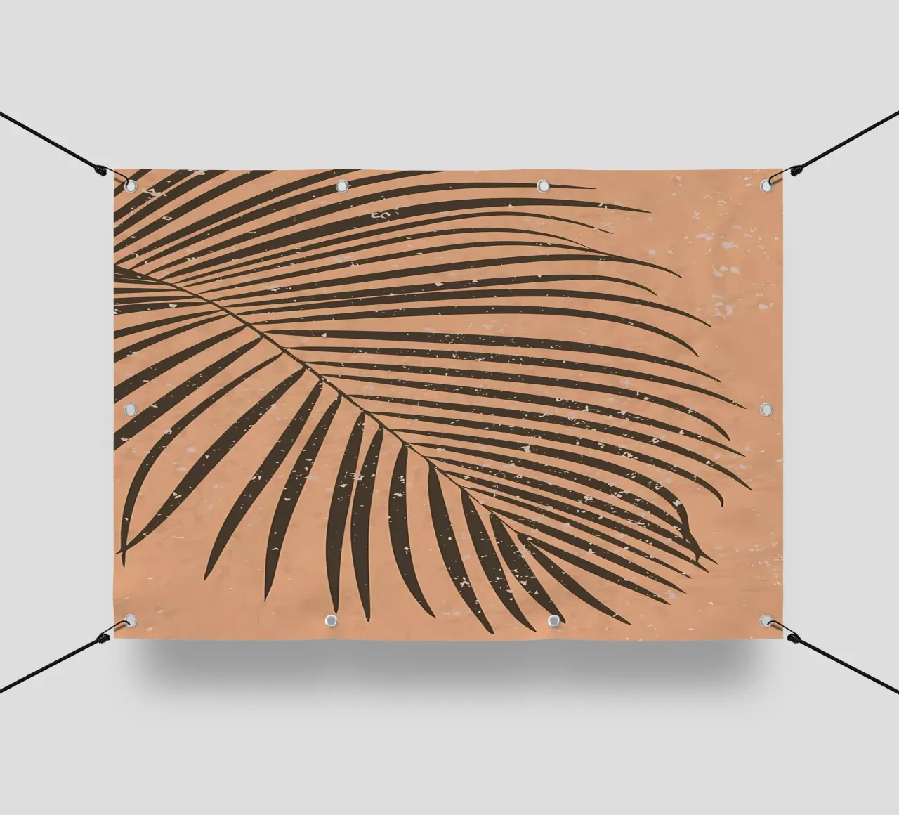 Foglie di palma botaniche telo in pvc da Nicholas Campbell