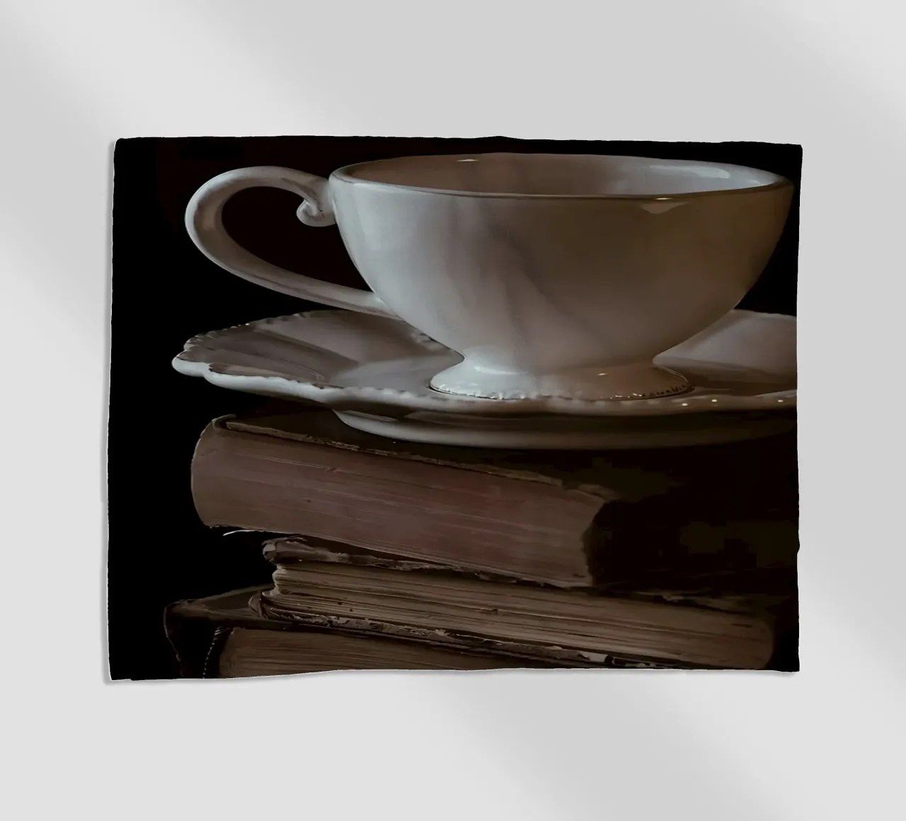 Tazza e libri telo mare da Aiden Garcia