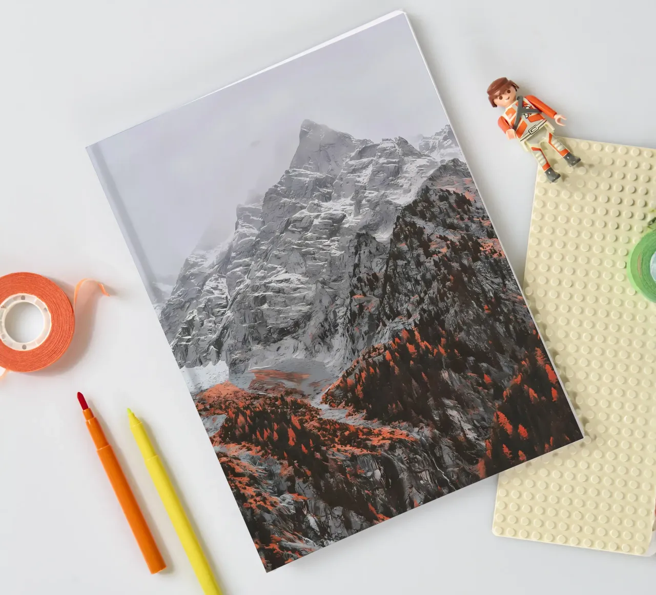 Orange spots notebook by Matthew Katz