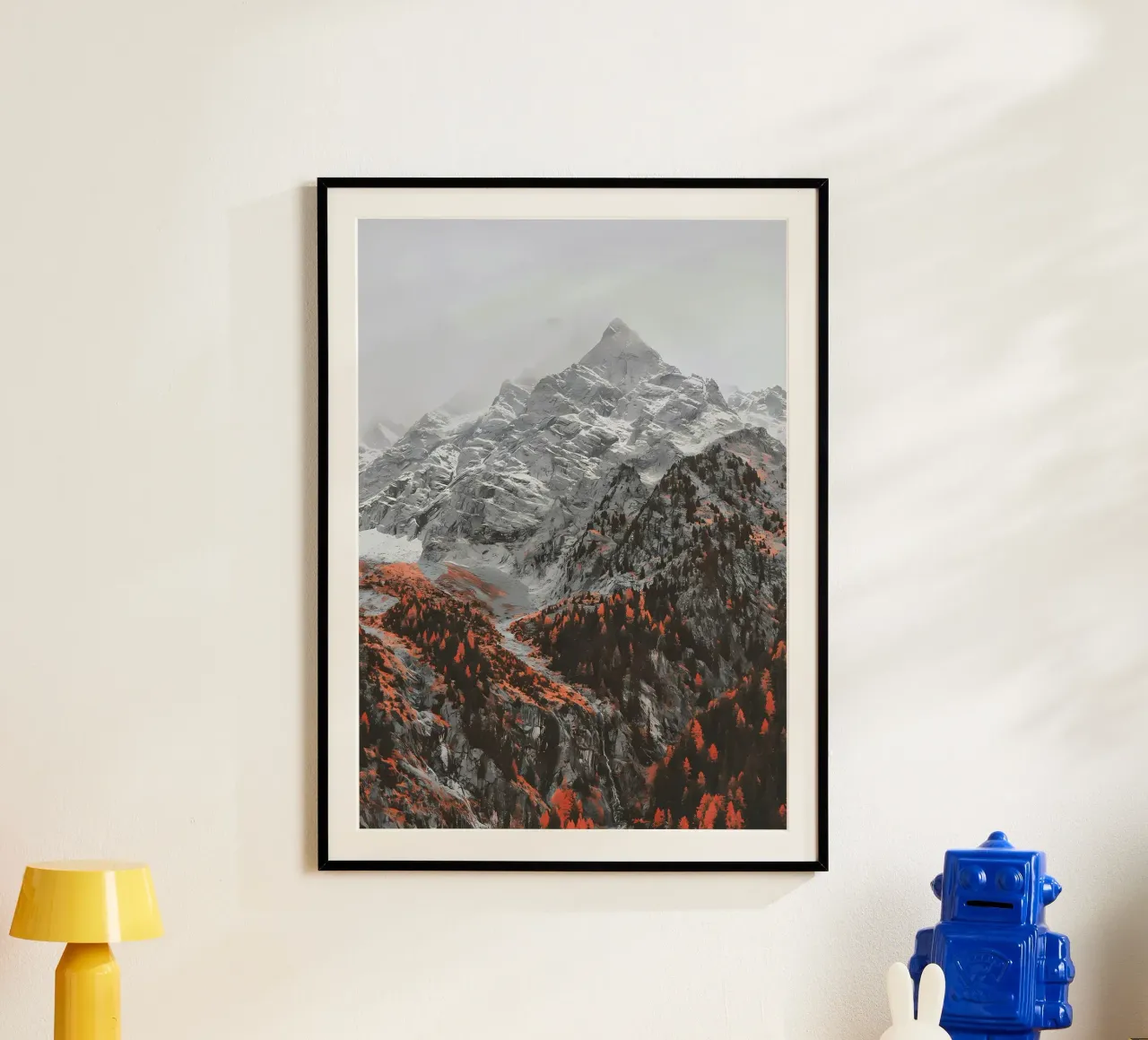 Orange spots poster by Matthew Katz