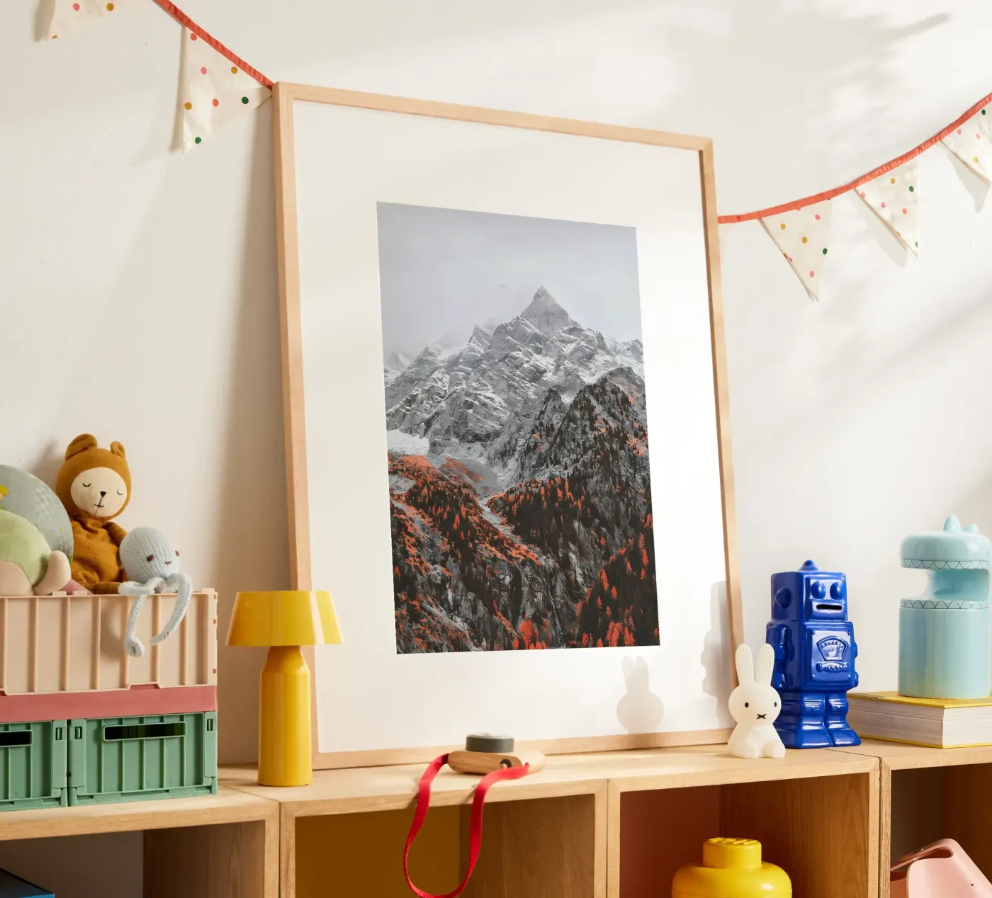 Orange spots poster by Matthew Katz