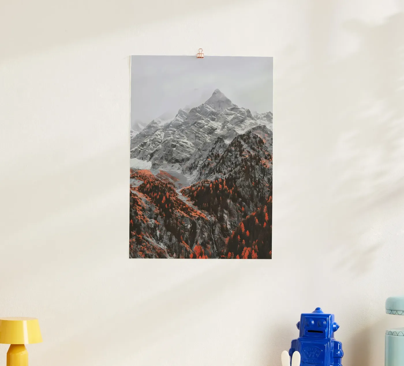 Orange spots poster by Matthew Katz