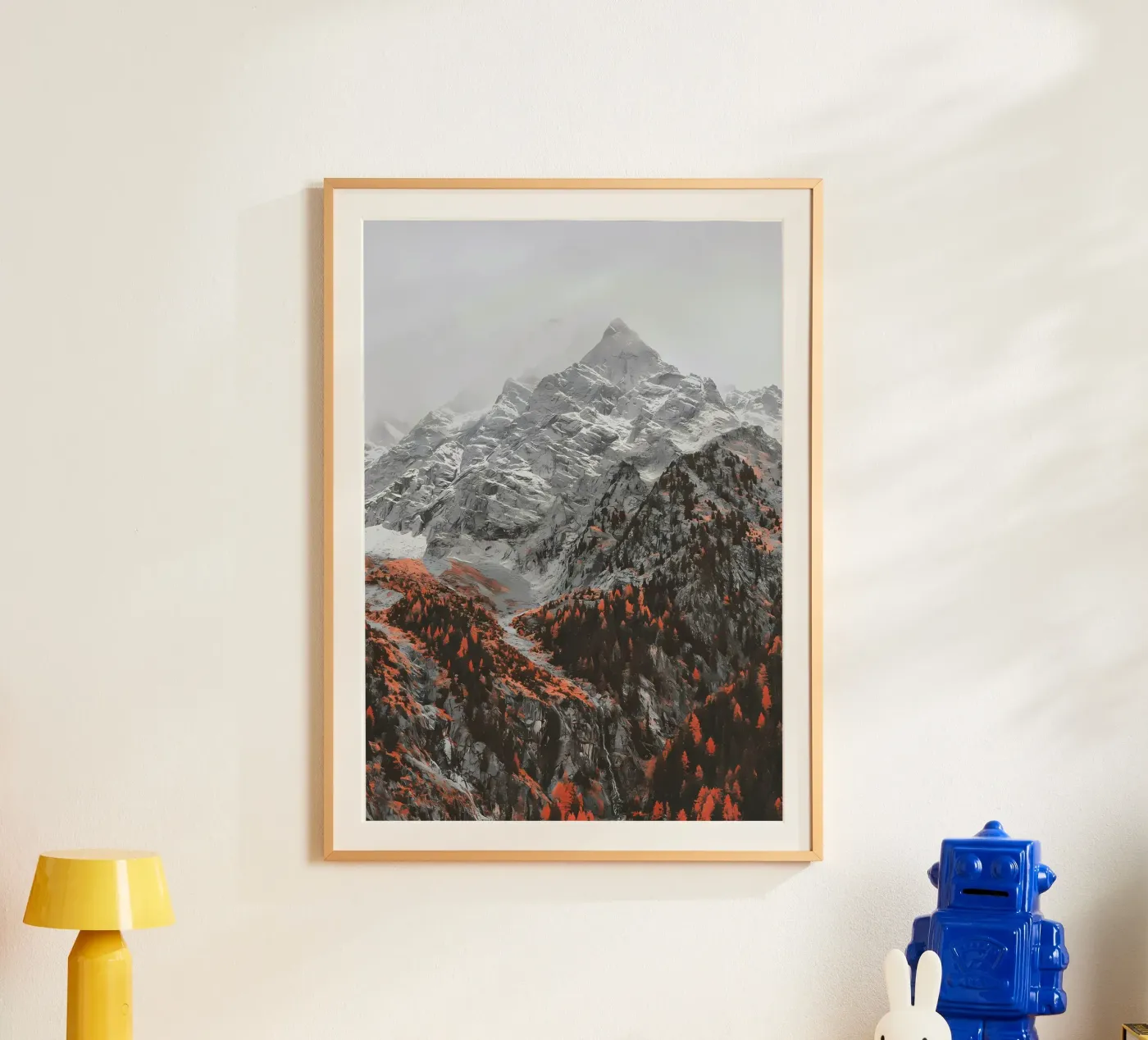 Orange spots poster by Matthew Katz