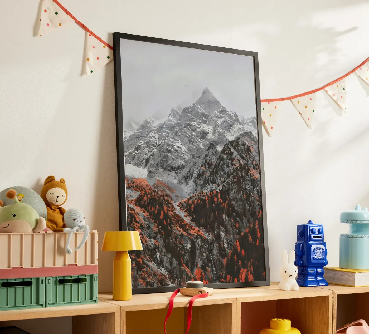 Orange spots poster by Matthew Katz