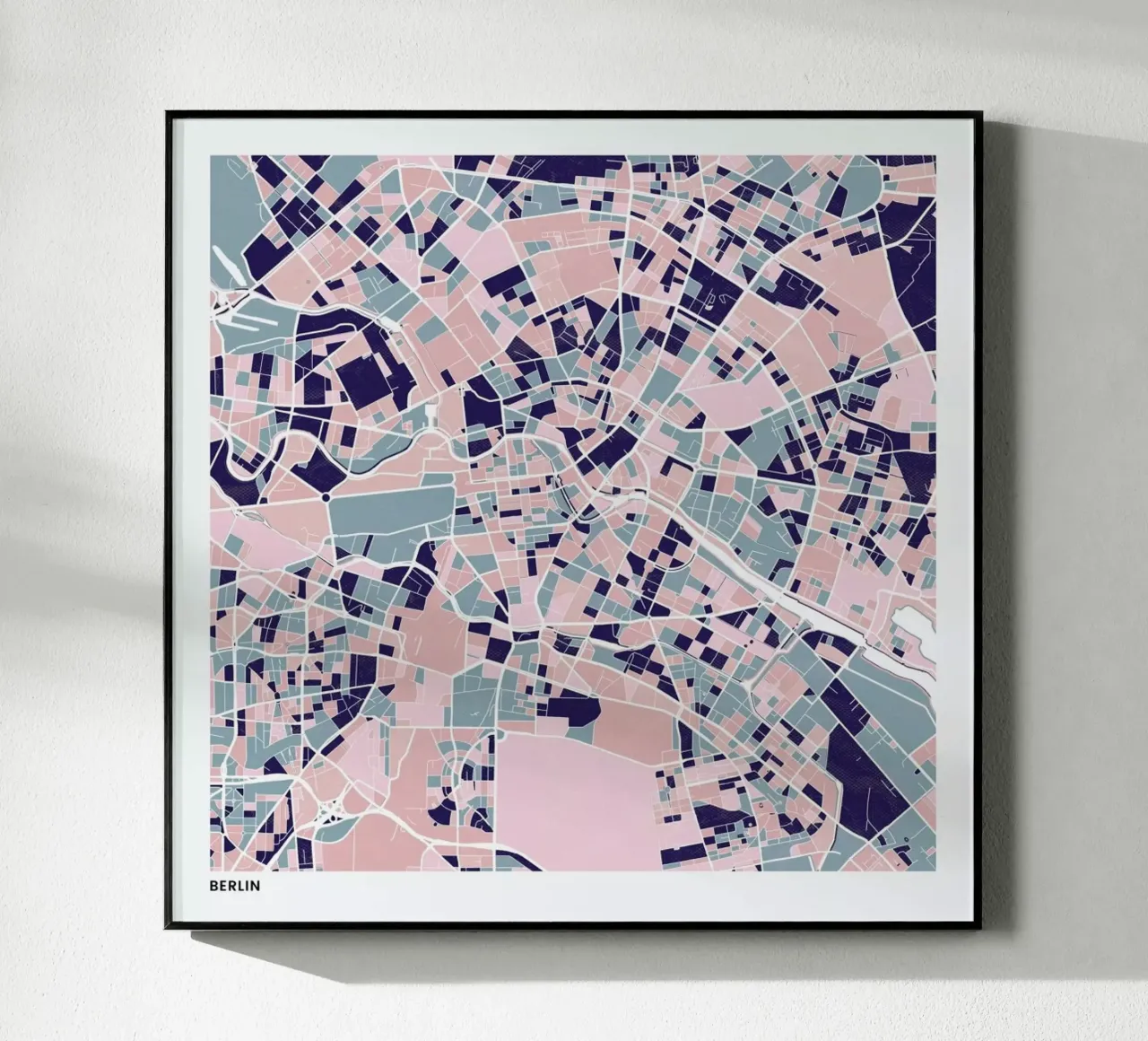 Berlin III plexiglass da The Cartography Collection